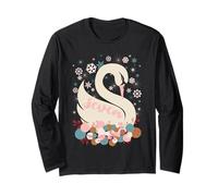 Sette cigni Una Nuotata 12 Giorni di Natale Fiocco di Neve Maglia a Manica