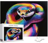 Sette colori Puzzle 3000 Pezzi, 5D DIY Puzzle Serpente Puzzle Adulti e Principianti da 14 Anni, Jigsaw Puzzle Giochi Rilassamento e Intelligence, Home Wall Room Decor, Regalo Donna, 122x81cm, Model129