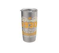 Settembre 1930 Vintage 96 Anni Fantastico 96° Compleanno Bicchiere termico in acciaio inox doppia parete
