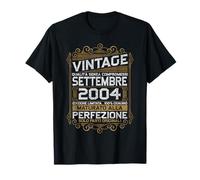 Settembre 2204 Vintage Maglia 20 Compleanno Anni Uomo Donna Maglietta