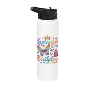 Settembre è il mese del mio compleanno Sì la ragazza di tutto il mese Stainless Steel Insulated Water Bottle