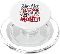 Settembre è il mese del mio compleanno Sì Tutto il mese PopSockets PopGrip per MagSafe