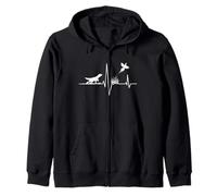 Setter Bird Flush Heartbeat Upland Cane da Caccia Felpa con Cappuccio