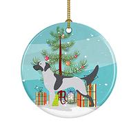 Setter Inglese Albero Di Natale Allegro Ornamenti Di Albero Di Natale Con Cordino Addobbi Per Natale Ceramica Ciondoli Decorazione Albero Di Natalizia