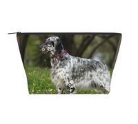 Setter inglese Animali domestici da prato Cani Setter inglese, Borsa da toilette Borsa per trucco Borsa per cosmetici Borsa da toilette da viaggio portatile