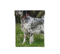 Setter inglese Animali domestici da prato Cani Setter inglese, Spremere il portafoglio superiore da donna Borsa portaoggetti Piccola portamonete Portamonete