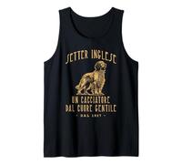 SETTER INGLESE CACCIATORE DAL CUORE GENTILE CANE Canotta