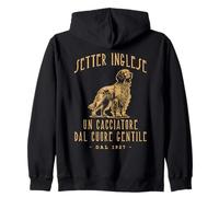 SETTER INGLESE CACCIATORE DAL CUORE GENTILE CANE Felpa con Cappuccio