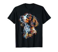 Setter inglese, motivo cane, opera d'arte per animali domestici, setter inglese Maglietta