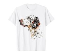 Setter inglese, motivo cane, opera d'arte per animali domestici, setter inglese Maglietta