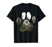 Setter inglese Mountain Paw Design, cane, mamma e papà Maglietta