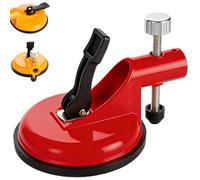 Setter regolabile Height Setter, strumento professionale di livellamento del countertop, Floor Gap Fixer Tool with Vacuum Suction, Stone Seam Alignment for Granite Marble Quartz (Red)