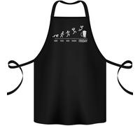 Settimana A Venerdì Fine Birra Divertente Alcol Cotone Grembiule 100% Biologico