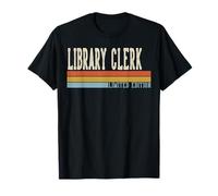Settimana dell'impiegato della Biblioteca Retro Vintage Back To School Day Maglietta