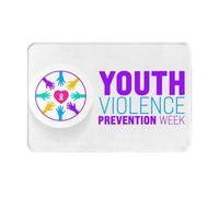 Settimana Di Prevenzione Della Violenza Giovanile Zerbino Scarpe Raschietto Zerbino Ingresso Asciugatura Rapida Tappetino Antiscivolo Per Porta Interno Ingresso 40 X 60Cm