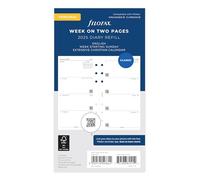 Settimana personale su due pagine Inglese Domenica inizio 2025