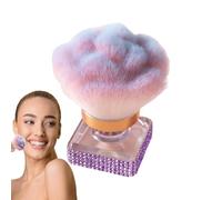Setting Powder Brush, Nail Dust Brush, Soft Bristle Brushes with Compact and Travel Friendly Design for Highlighting, Contouring, or Removing Dust, 1 pezzo