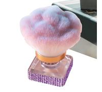 Setting Powder Brush, Nail Dust Brush, Soft Bristles Makeup Tool for Contouring, Highlighting, Nail Cleaning, Manicure, Pedicure, Cosmetic Accessory for Precision Application, (46g)