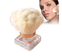 Setting Powder Brush, Nail Dust Brush, Soft Bristles Makeup Tool for Contouring, Highlighting, Nail Cleaning, Manicure, Pedicure, Cosmetic Accessory for Precision Application, (46g)