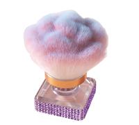 Setting Powder Brush, Nail Dust Brush with Soft Bristles, 2,76 x 1,57 x 1,57 pollici heavy duty, Multi Purpose Makeup Tool for contoring, Highlighting, Manicure, Pedicure and Salon Use