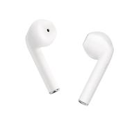 Setty, Auricolari Bluetooth con pulsante di controllo autonomia 15 ore, Bianco