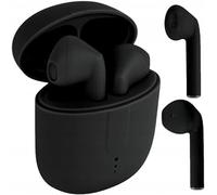 Setty Cuffie senza fili Bluetooth 5.0 TWS Wireless Earphone Auricolari Auricolari Stereo Ricarica Wireless e Custodia di Ricarica Portatile per Android, iPhone, Samsung, Huawei (Nero)