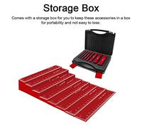 SETUP DI LEGA DI ALLUMINIO BLOCCA ALTEZZA SET DI ALTEZZA PRATICA TAVOLA DI ROUTER SEGHE ACCESSORI PIÙ STOCCAGGIO SCATOLA DI LEGAME