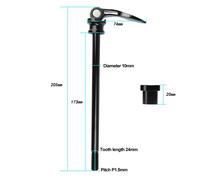 Setup semplificato assi passanti bici misura 10x135mm compatibile con molti mode