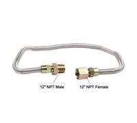 Setup semplificato confezione completa con tubo linea gas ondulato 24 pollici