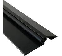 Seuil de porte (PMR) avec joint, Laqué noir, 1m - HOMEWELL