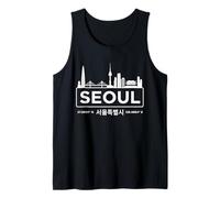 seul, Corea Sud, Minimalista, Bianco, Orizzonte Canotta
