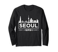 seul, Corea Sud, Minimalista, Bianco, Orizzonte Maglia a Manica