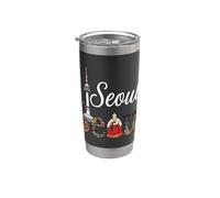 seul, corea sud, orizzonte, coreano, cultura, viaggio Bicchiere termico in acciaio inox doppia parete