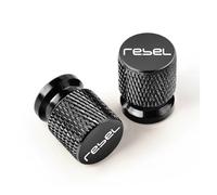 Seulomo Tappi per valvole Moto per Hon@&da Rebel 300 Rebel 500 CMX Rebel300 Rebel500 Accessori 2 Pezzi Coprivalvola per Valvola Pneumatico in Alluminio CNC per Moto(WW-1)