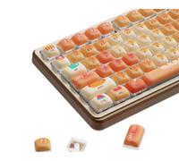 SEUNKWANG EWEADN - Simpatici copritasti per tastiera, 111 tasti, con profilo MOG, compatibilità universale per tastiere 100%, 75%, 65%, 60% TKL, sublimazione del colore per tastiere meccaniche - pane