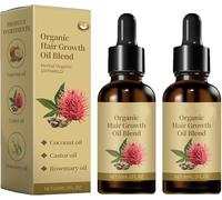 Seurico Organic Hair Growth Oil Blend, Organic Hair Growth Oil Blend,Promotes regrowth,Seurico Natural Hair Oil,Hair Growth Oil For Men Women (2 pcs)