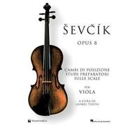 Sevcik viola Opus 8. Ediz. italiana