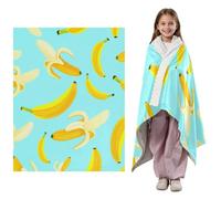 Sevdomey Bananas - Coperta in peluche super morbida per bambini | Coperta calda e accogliente per culla, passeggino, viaggio e pisolino, per bambini e bambine, 152,4 x 127 cm