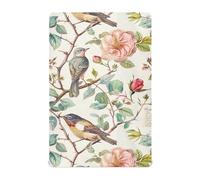 Sevdomey Beautiful Birds - Lenzuola per culla per neonati e ragazze, morbide e traspiranti, impermeabili, adatte a tutte le forme di materasso per culla