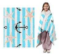 Sevdomey Coperta per bambini in peluche super morbida a righe e stelle | Coperta calda e accogliente per culla, passeggino, viaggio e pisolino, per bambini e bambine, 152,4 x 127 cm