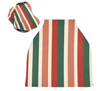 Sevdomey Coprisedile per auto a righe verticali, per neonati, multiuso, morbido, traspirante, per allattamento, coprisedia per auto, sciarpa per allattamento