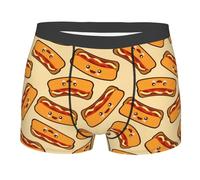 SEVEBJ Boxer da uomo a scacchi arcobaleno traspirante elasticizzato biancheria intima novità tronco biancheria intima, Stile 8, L