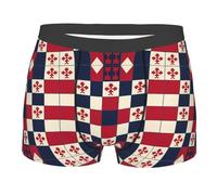SEVEBJ Boxer da uomo con bandiera della Scozia, traspirante, elasticizzata, biancheria intima, Stile 1, M