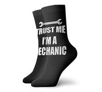 SEVEBJ Calzini da corsa per violino, comfort sox, leggeri, con bandiera delle Filippine, Fidati di me, sono un meccanico, Taglia unica