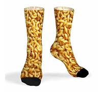 SEVEBJ Calzini divertenti unisex, idea regalo per donne e uomini, con maccheroni italiani
