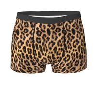 SEVEBJ Leopardo Modello Animale Stampa Della Pelle Degli Uomini Boxer Slip Mutande Elastiche Traspirante Bokserit, Colore 5, L