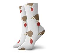 SEVEBJ My Uncle Is Single Performance Calzini da corsa Comfort Sox Light Bobbysocks Sox Basset Hound Dog, Kiwi Uccello, Taglia unica