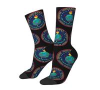 SEVEBJ Seal of the U.S. Defense Intelligence Agency Calzini per donne uomini cuscino Athletic Crew Socks Casual Wicking Socks 2 Nero-2, 2 Nero-2, Taglia unica
