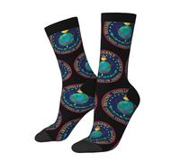 SEVEBJ Seal of the U.S. Defense Intelligence Agency Calzini per donne uomini cuscino Athletic Crew Socks Casual Wicking Socks 2 Nero-2, 3 nero, Taglia unica