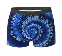 SEVEBJ Tie Dye Colorato Uomo Boxer Slip Mutande Elastiche Traspirante Bokserit, Colore 1, M